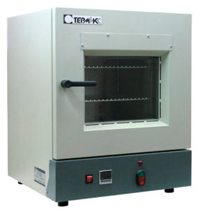 Разработана и осваивается в серийном производстве серия сушильных лабораторных шкафов СНОЛ-3,5.3,5.3,5/2,5 с рабочей температурой до 250 °С 