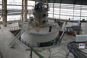 Участие в изготовлении полномасштабного экспериментального стенда для отработки технологии проведения термообработки корпуса реактора ВВЭР-1000